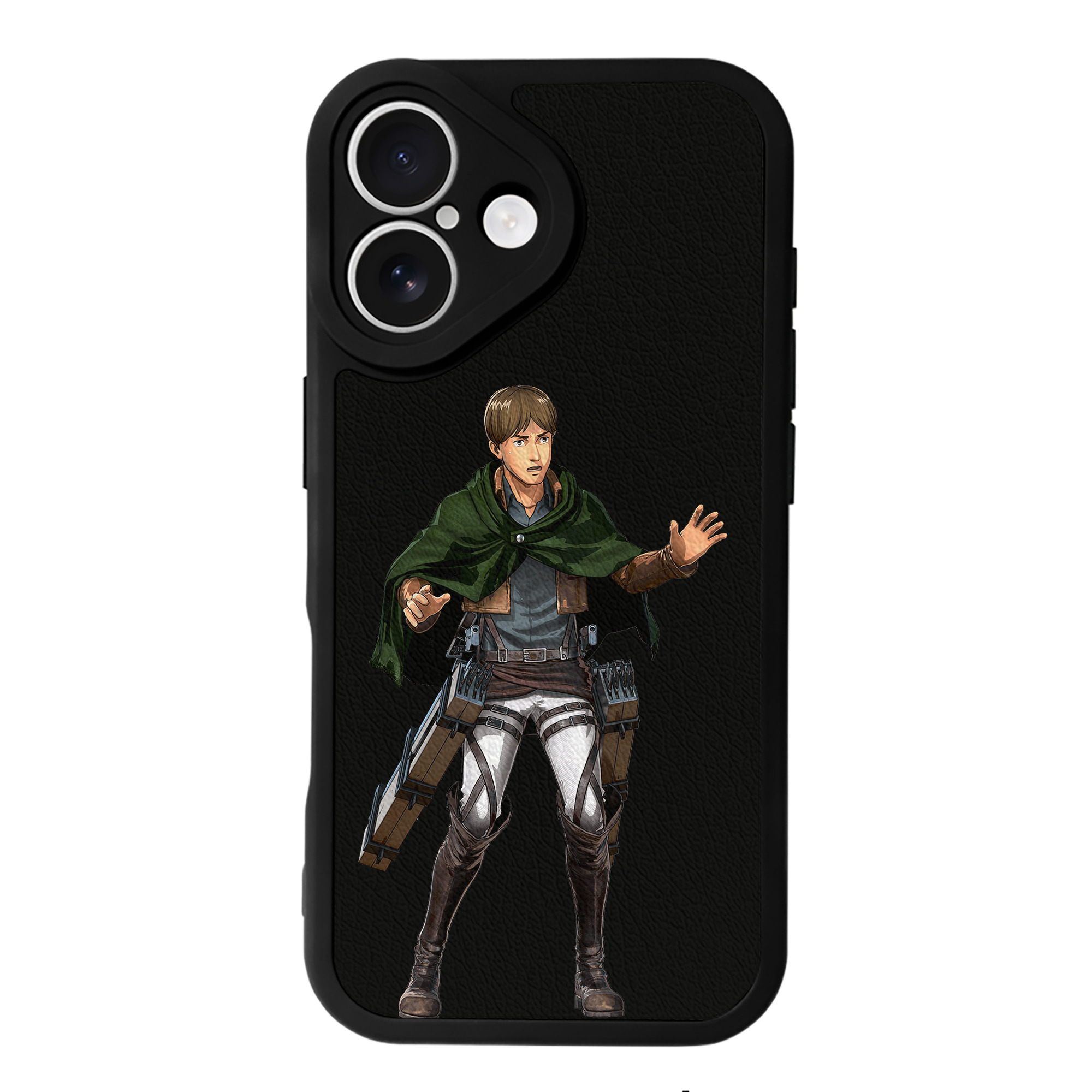 （画像用） 進撃の巨人 Attack on Titan 【iPhone 16シリーズ対応】シリコンスマホケース（レザー調） 材質：シリコン